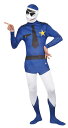 【送料無料】ハロウィン コスプレ HWZ 大人 フィットマンポリス ハロウィン 全身タイツ 男性 メンズ コスチューム 仮装 コスプレ 警察 変装 衣装 インス...