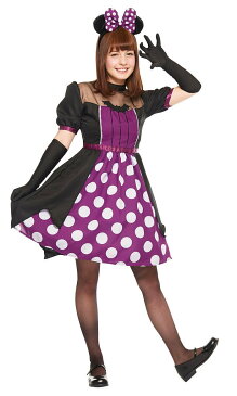 送料無料 大人用ヴァンパイアミニー レディース 女性 DISNEY ディズニー ハロウィン 衣装 コスチューム コスプレ 仮装