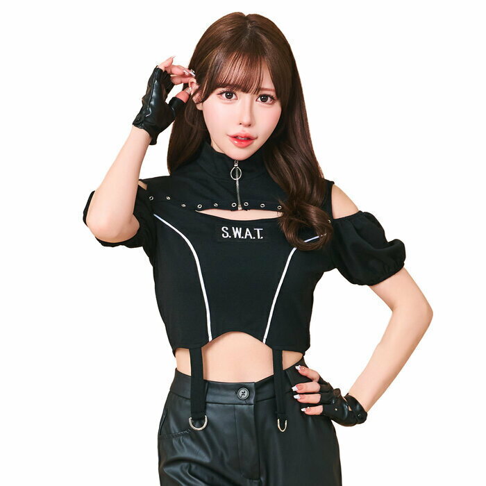 トッピングトップス スワット コスチューム コスプレ レディース