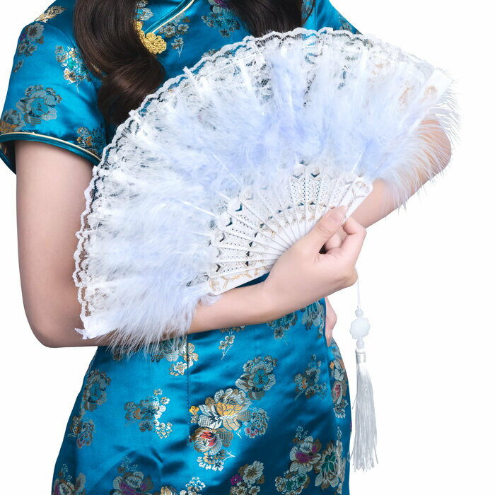 レース羽扇子 サックス コスプレ チャイナドレス バブル 変装 お立ち台 仮装 仮装 チャイナ服 ボディコン