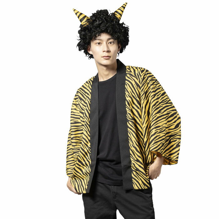 樂天商城 - 青鬼 赤鬼 衣装 赤鬼青鬼 お面 コスプレ 節分衣装 節分 トラ柄はっぴ 赤鬼 恵方巻き 豆まき 盛り上げグッズ 青鬼