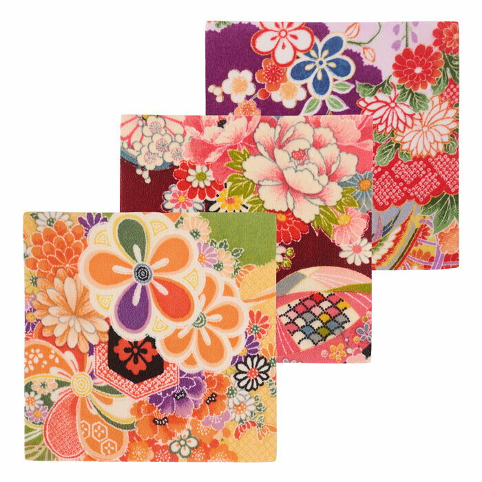 樂天商城 - 折り布 set E MADE IN JAPAN ちりめん 和モノ折り紙 和風小物 折り鶴
