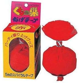 【数量限定品】くもの巣投げテープ 赤 くもの巣投げテープ 散らからない パーティー 桜吹雪 盛り上げ インスタ映え 推し