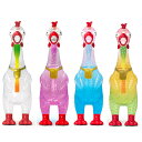 スクイーズ・ミー・クリア・チキン 4色アソート Animolds Squeeze Me Clear Chicken クリスマスプレゼント おもちゃ バースデー