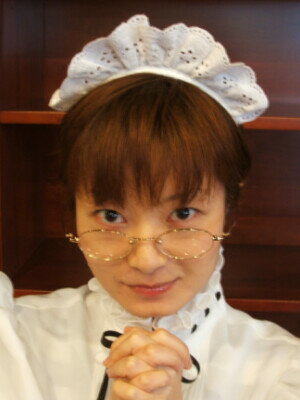 メイド小物・萌えアイテム■送料激安中■メイドさんめがね　オーバル