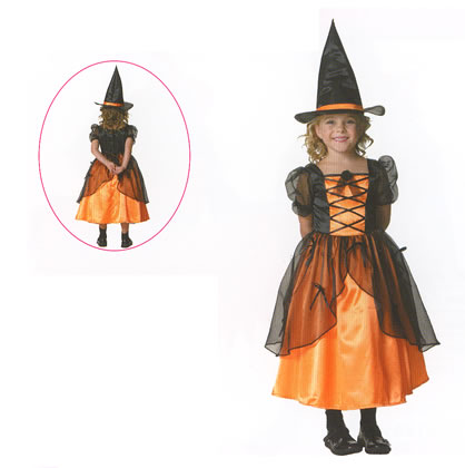【ハロウィンコスチューム・ハロウィン用品特集】メロディドレス（オレンジ）