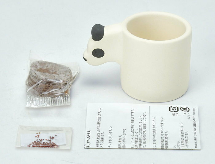 聖新陶芸 モノクロアニマル ペンギン カモミール GD-100704 景品 プレゼント 栽培...