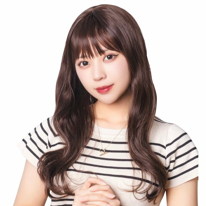 ウィッグ WIGGY RICH ウェーブロング ショコラブラウン 推し 耐熱ファイバー インスタ映え