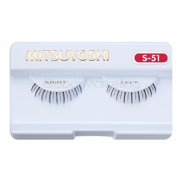 【メール便対応2個まで】三善 ミツヨシ アイラシュ S-51つけまつげ 付けまつげ メイクアップ コスプレ ..