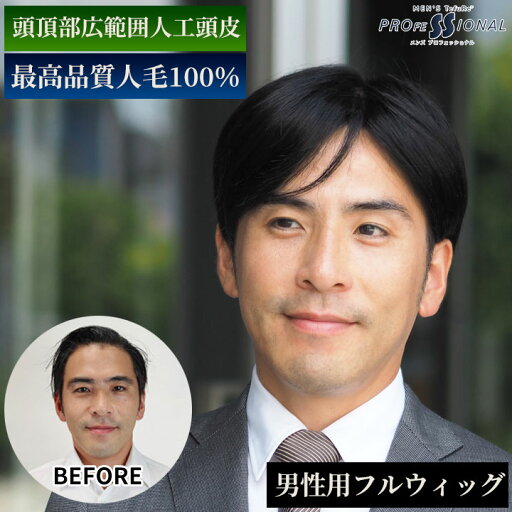 ウィッグ メンズ 人毛100% フルウィッグ 男性用 「スタイリッシュショート」自然 かつら 脱毛 医療用 薄毛隠しに バレない メンズかつら 男性用かつら ブラック 黒髪 メンズプロフェッショナル 育毛・増毛中のつなぎにもTefuRe 全頭かつら ウィッグ メンズ 人毛100% フルウィッグ 男性用 「スタイリッシュショート」自然 かつら 脱毛 医療用 薄毛隠しに バレない メンズかつら 男性用かつら ブラック 黒髪 メンズプロフェッショナル 育毛・増毛中のつなぎにもTefuRe 全頭かつら