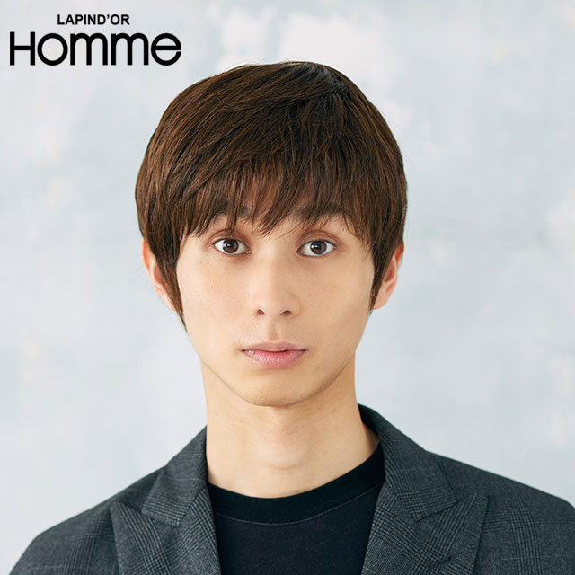 メンズウィッグ J-3522 男性用かつら ノーマルカット ショコラブラウン 耐熱ファイバー ウィッグ メンズ 送料無料