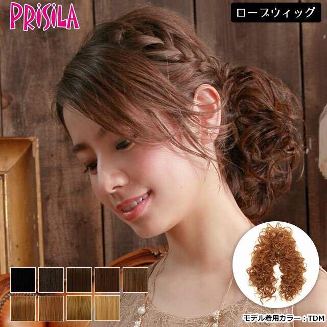 プリシラ(PRiSiLA) ロープウィッグ ポイントウィッグ ブリリアントカール(VO-69) 日本製耐熱ファイバー