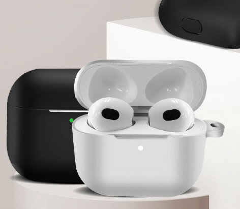 AirPods 第3世代 AirPods Air Pods ケース カバー エアポッズ AirPods専用 シリコンケース シリコンカバー カラビナ付 耐衝撃 エアポッズケース ワイヤレスイヤホンケース bluetooth イヤホンケース