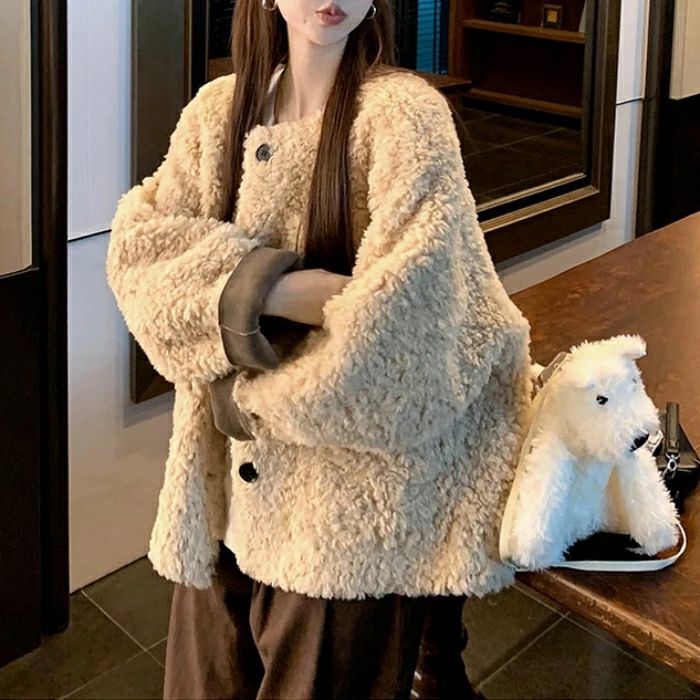 【1/1〜セール対象商品】アウター コート ジャケット ボア 羽織り ブルゾン カーディガン レディース エレガント 大人 可愛い きれいめ カジュアル フェミニン もこもこ ゆったり シンプル 体型カバー ベージュ ブラック 黒 春 秋 冬 20代 3