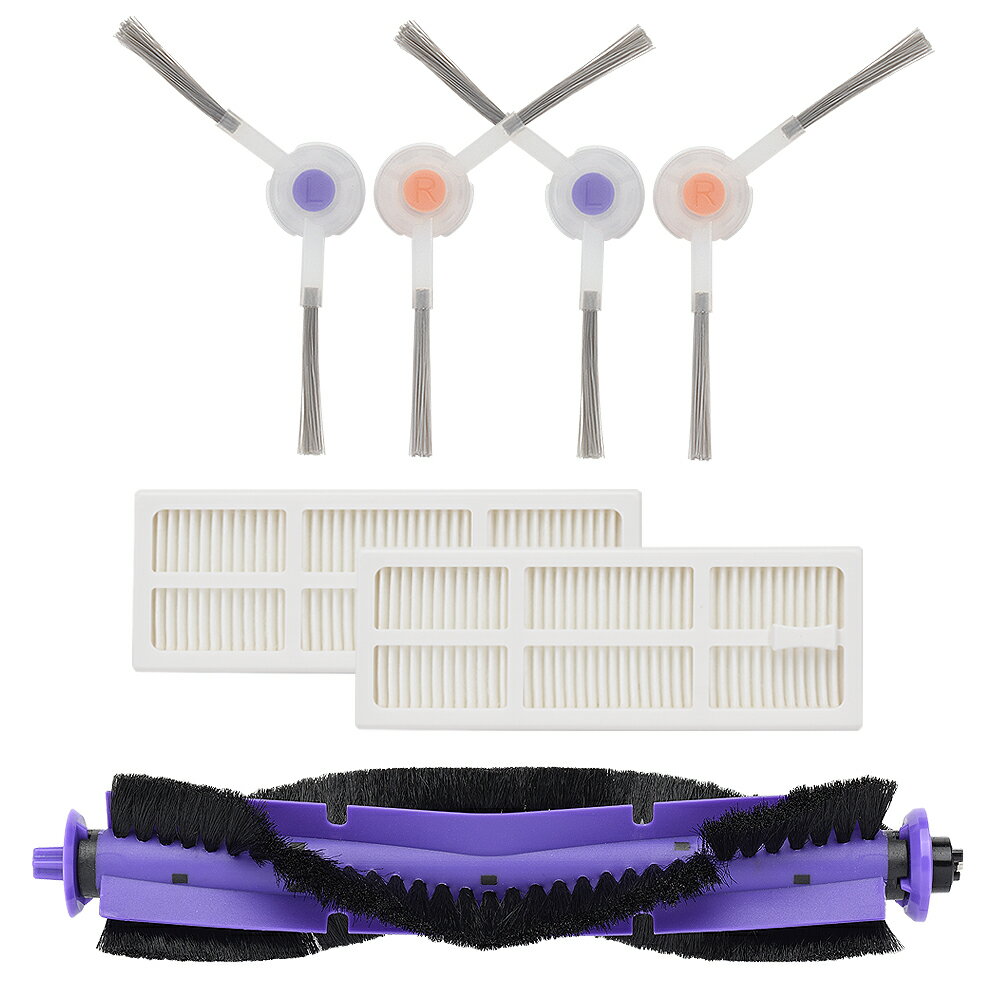 ナーワル Freo 用 サイドブラシ、フィルター、メインブラシ 交換パーツ5点セット 互換品