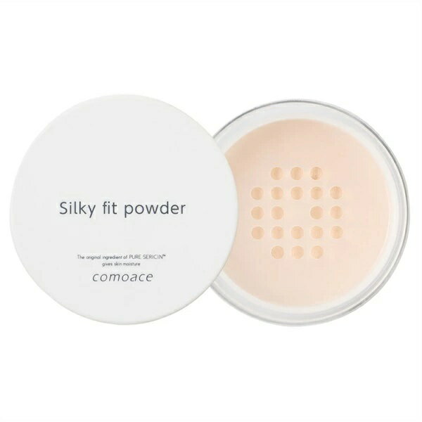 商品名 シルキーフィットパウダー 内容量 10g(パフ付) 特徴 SPF 32／PA+++ 紫外線や乾燥、大気汚染などの環境ストレスから肌を守りながら透明肌を叶えるフェイスパウダー。軽やかにフィットして、かげりのない明るさを長時間キープします。 ◎無香料 ◎アレルギーテスト済み※1 ◎無添加／紫外線吸収剤、パラベン、アルコール、鉱物油、石油系界面活性剤、合成香料、タール系色素 ※1 すべての方にアレルギーが起こらないというわけではありません。 全成分 （ジメチコン／ビニルジメチコン）クロスポリマー、タルク、シリカ、トリ（カプリル酸／カプリン酸）グリセリル、（ビニルジメチコン／メチコンシルセスキオキサン）クロスポリマー、ポリメタクリル酸メチル、テトライソステアリン酸ポリグリセリル−2、水酸化Al、セリシン、クリサンテルムインジクムエキス、アルテロモナス発酵エキス、ビルベリー葉エキス、エーデルワイス花／葉エキス、テンニンカ果実エキス、水、野菜油、スクワラン、BG、グリセリン、ステアリン酸、ミリスチン酸Mg、クエン酸、ジメチコン、メタクリル酸メチルクロスポリマ−、ハイドロゲンジメチコン、含水シリカ、アルミナ、合成金雲母、トコフェロール、フェノキシエタノール、「＋／−」酸化チタン、ケイ酸Al、酸化亜鉛、マイカ、酸化鉄、メチコン 配送方法 宅配便（送料無料）　代金引換不可※沖縄・離島 お届け不可 キーワード：フェイスパウダー | コモエース | 10g | SPF32 | PA+++ | 長時間キープ | 紫外線 | 乾燥 | 大気汚染 | 透明感 | 無添加 | 無香料 【 comoace シリーズ 】