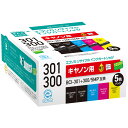 BCI-301+300/5MP リサイクルインクカートリッジ エコリカ ECI-C301-5P キヤノン対応 【沖縄・離島 お届け不可】