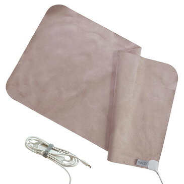 INKO インコ Heating Mat SLEEP+ ローズウッドUSBヒーター ヒーティングマット スリーププラス 電磁波カット 携帯ヒーター ホットマット ひざ掛け 安全装置付き 自動オフ機能 4段階温度調節 リモート 在宅【沖縄・離島 お届け不可】