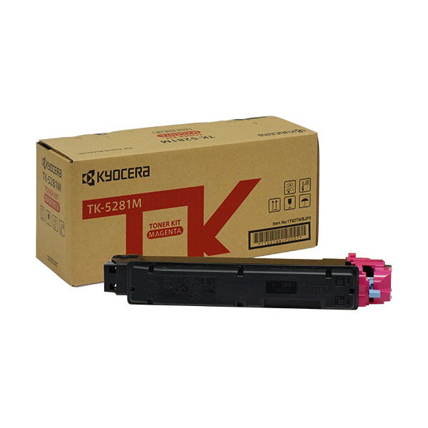 Kyocera - KYOCERA/京セラ TK-5281M トナー マゼンタ メーカー純正品 【沖縄・離島 お届け不可】
