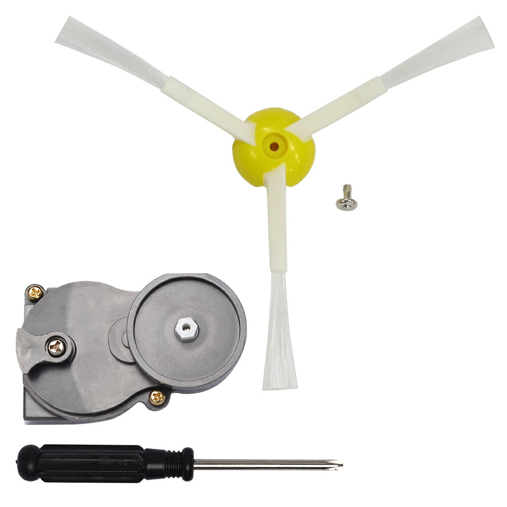 ルンバ サイドブラシ交換モーター 互換品 （800 / 900シリーズ用互換品エッジクリーニングブラシ 専用ドライバー付き） 【沖縄 離島 お届け不可】