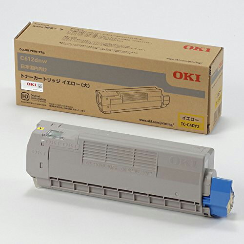 樂天商城 - OKI/沖データ TC-C4DY2/TCC4DY2 トナーカートリッジ イエロー（大） メーカー純正品 【沖縄・離島 お届け不可】