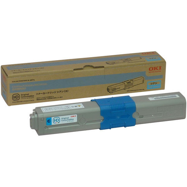 OKI/沖データ TNR-C4HC2 / TNRC4HC2 大容量トナーカートリッジ シアン メーカー純正品 【沖縄・離島 お届け不可】