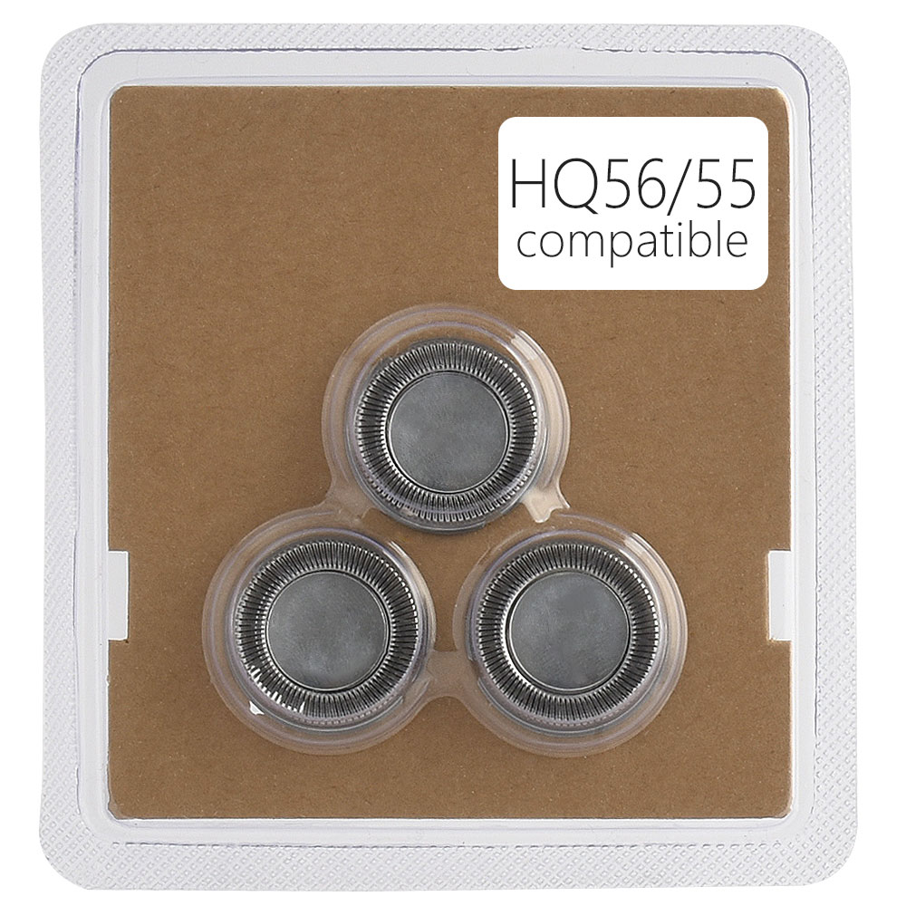 商品詳細 商品名 フィリップス シェーバー HQ56 HQ55 対応互換シェーバー替え刃 入り数 1本 原産国 中国 対応機種 HQ56 互換：PQ220, PQ217, PQ209, PQ208, PQ190, HQ3830, HQ384, HQ362, HQ30, HQ3 等 HQ55 互換：HQ64, HQ66, HQ68, HQ69, HQ54, HQ58, HQ4, Series 1000 / 3000 等 HQ51 互換：HS, HP シリーズ 等※ご購入前に本体の型番・対応品番を必ずご確認ください。 注意 本商品は互換品です。フィリップス純正品ではありません。簡易パッケージでのお届けとなります。製造時期により、外観や一部のパーツデザインが画像とわずかに異なる場合がありますが、性能・対応機種への適合には問題ありません。 保証 購入日から3ヵ月間 交換目安 約2年（剃り味の低下を感じたら交換してください） 配送方法 メール便（送料無料・代引不可） ↓↓ 取り扱い商品一覧 ↓↓