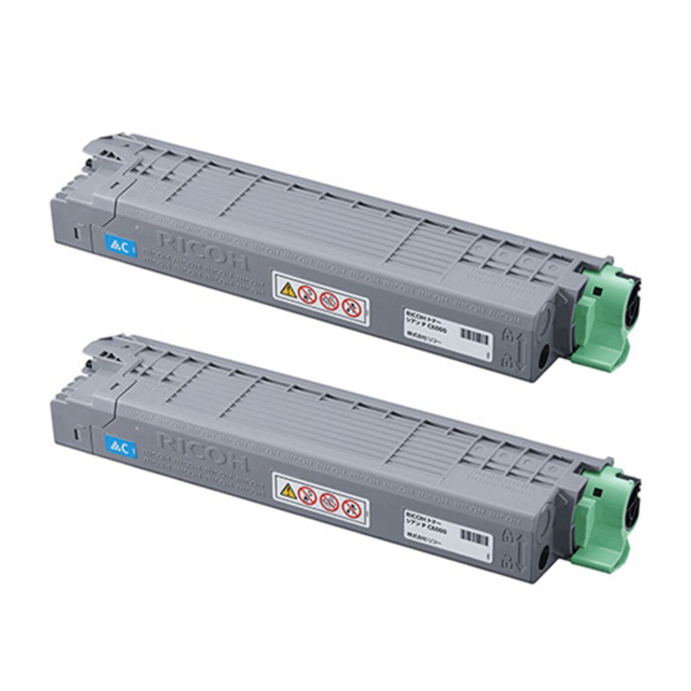 Rakuten - RICOH/リコー トナー シアン P C6000 2本セット メーカー純正品 【沖縄・離島 お届け不可】