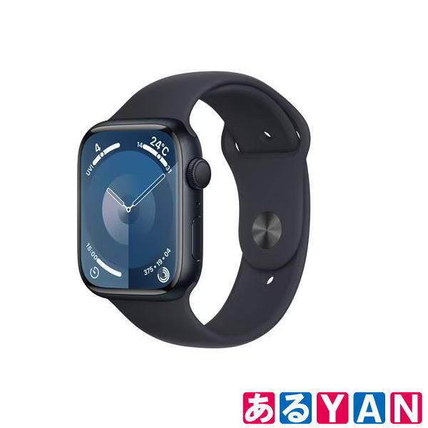 Apple Watch MR9A3J/A Series9 GPSモデル 45mm ミッドナイトアルミニウムケースとミッドナイトスポーツバンド M/L 新品 送料無料