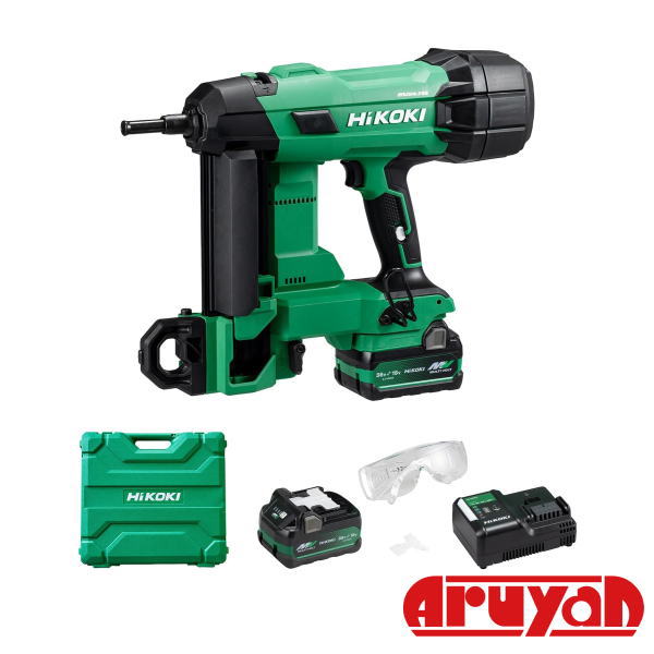 [新品] HiKOKI コードレスコンクリート釘打機 NC1840DA(2XPZ) マルチボルトバッテリBSL36A18X×2個・充電器UC18YDL2・ケース付 18V