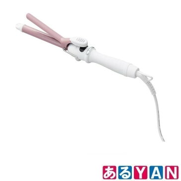 サロニア セラミックカール ヘアアイロン SL008-NP19 ヌーディーピンク 19mm 専用耐熱ポーチ付 SALONIA 新品 送料無料