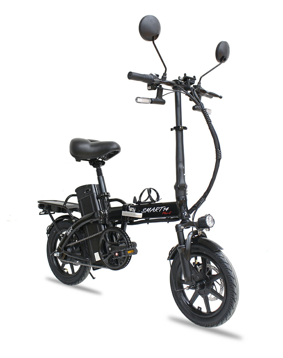 ペダル付原付　電動自転車 モペット型 とても軽量 ハイパワーモーター搭載 折りたたみ可能 フルアルミフレーム 48V版…