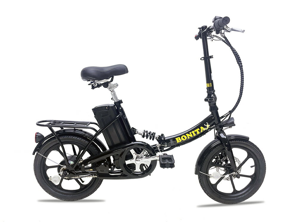 ペダル付原付　電動自転車 モペット版 BONITA16-PLUS 数量限定 36Vリチウムイオン電池搭載 軽量折りたたみ可能　16インチ