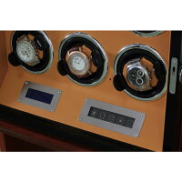 HOKUTOワインディングマシーン腕時計自動巻き器ウォッチワインダー3本巻き上げLEDライト付き超静音