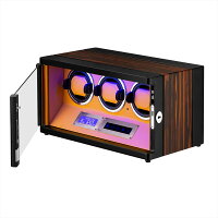 HOKUTOワインディングマシーン腕時計自動巻き器ウォッチワインダー3本巻き上げLEDライト付き腕時計自動巻きワインディングマシン時計収納ケースメンズレディース自動巻き機ウォッチケース時計ケースギフトスタンドプレゼント超静音