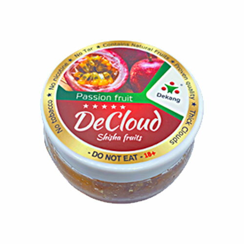 シーシャフレーバー【デクラウド (パッションフルーツ) シーシャフルーツ 50g】DeCloud Shisha Fruits/ノンニコチン/ノンタール/水タバコ /人気/水タバコ フレーバー/Passion Fruit/水タバコ ニコチンなし タールなし/フルーツ フレーバー