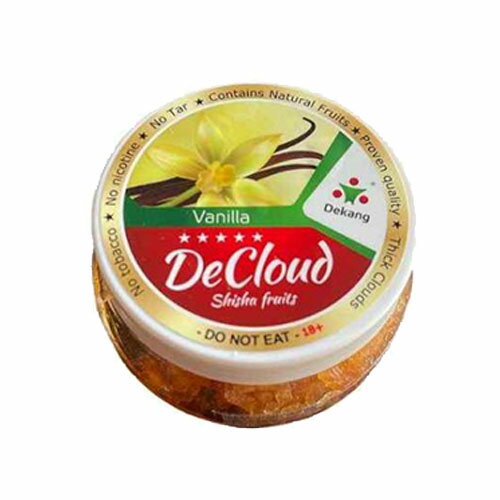 シーシャフレーバー【デクラウド (バニラ) シーシャフルーツ 50g】DeCloud Shisha Fruits/ノンニコチン/ノンタール/水タバコ /人気/水タバコ フレーバー/vanilla/水タバコ ニコチンなし タールなし/フルーツ フレーバー