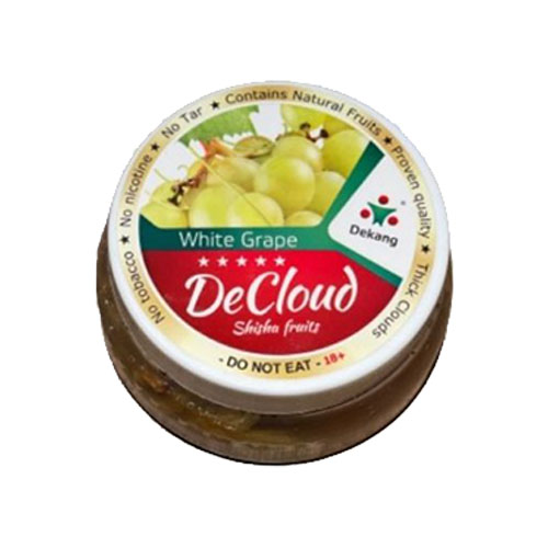 シーシャフレーバー【デクラウド (ホワイトグレープ) シーシャフルーツ 50g】DeCloud Shisha Fruits/ノンニコチン/ノンタール/水タバコ /人気/水タバコ フレーバー/White Grape/水タバコ ニコチンなし タールなし/フルーツ フレーバー