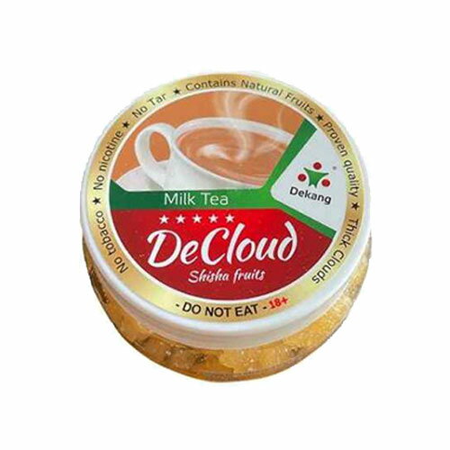 商品説明 　 　 名称DeCloud Shisha Fruits 　 メーカーデクラウド/DeCloud 　 　 内容量50g 　 　 フレーバー ミルクティー(Milk Tea) 　 商品特徴 デクラウドはアメリカで誕生したシーシャフレーバーです。 全て天然の果物から作られており、タバコは一切含まれていない、完全ノンニコチン、ノンタールのフルーツフレーバーです。味持ちが良いく、初心者の方から上級者の方まで使いやすいフレーバーです。 　 備考 パッケージデザインは予告なく変更されることがあります。 あらかじめご了承ください。 　 　 販売元 株式会社ARVO/大阪府寝屋川市点野5－9－9 　 　