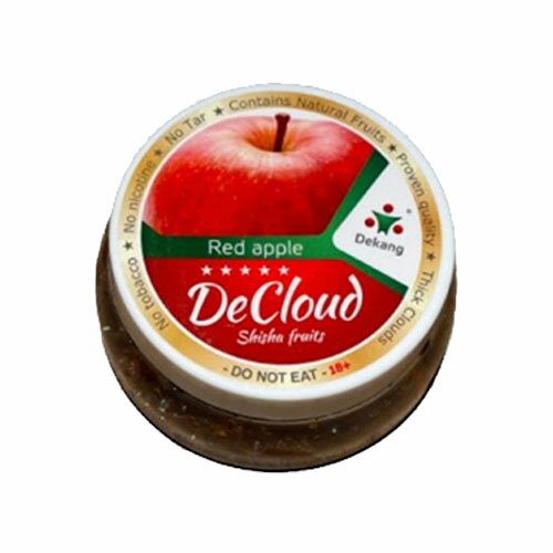 シーシャフレーバー【デクラウド (レッドアップル) シーシャフルーツ 50g】DeCloud Shisha Fruits/ノンニコチン/ノンタール/水タバコ /人気/水タバコ フレーバー/Red Apple/りんご/リンゴ/林檎/水タバコ ニコチンなし タールなし/フルーツ フレーバー