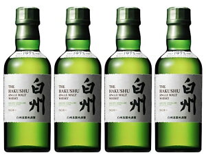 サントリー シングルモルト 白州 180ml（4本セット／合計720ml