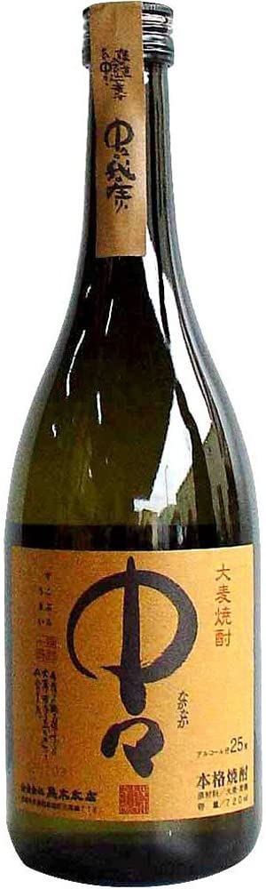 黒木本店 麦焼酎 中々 25度 720ml