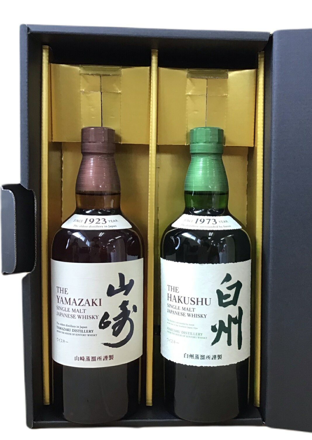 【楽天市場】山崎 ・白州 700ml 飲み比べ 2本セット 豪華ギフト 特撰酒箱入り：アルボ