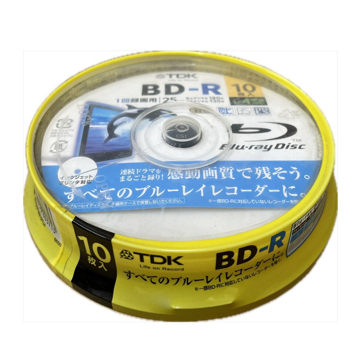 訳あり【TDK】録画用BD-R 1回記録用 4倍速 10枚入