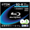 終売　★BRV25PWA5S TDK 録画用ブルーレイディスク BD-R　1-2x 25GB　5枚