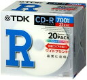 ◆訳アリ◆【TDK】CD-R 700MB 32X対応 5mmケース入り 20PACK CD-R80PWDX20A
