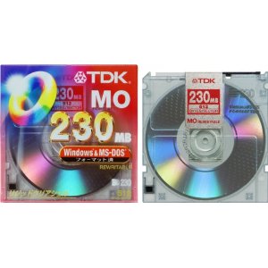 終売　★TDK　MO-R230DX5A　3.5MO 230MB Winフォーマット5枚パック