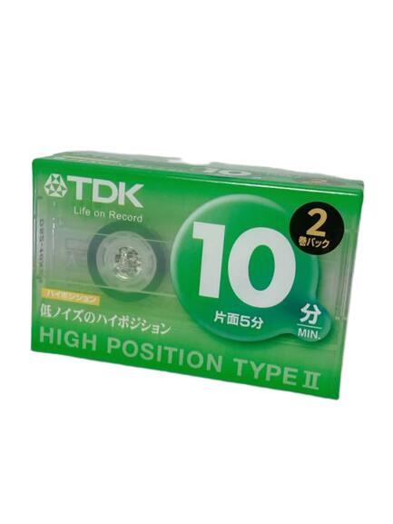 【終売】【TDK】CDing2　カセットテープ　ハイポジション　タイプ2　10分　DS2-10X2S ...