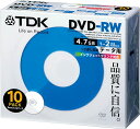 I@DRW47PA10S @TDK f[^pDVD-RW 4.7GB 2{L^Ή v^u 10