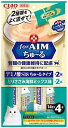 【いなば】forAIM ちゅ～る 腎臓の健康維持に配慮 とりささみ海鮮ミックス味　14g×4本　CA ...